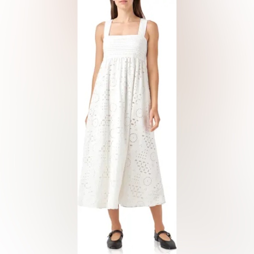 English Factory Broderie Anglaise Cotton Sundress